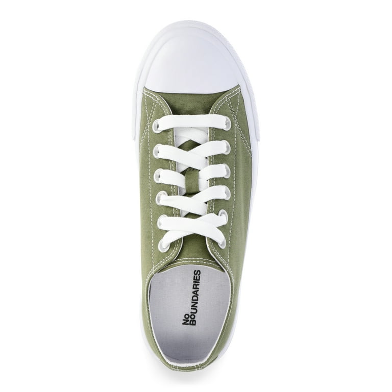 No Boundaries Classic Lace Up Sneakers Wide Width Available Womens Women s Size 8.5 Green