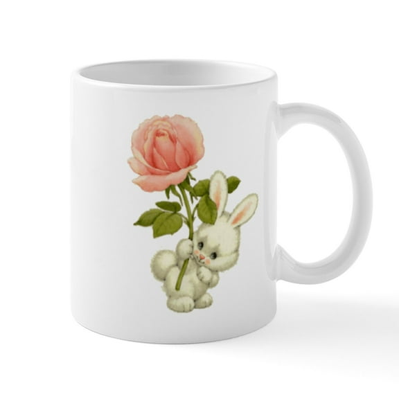 CafePress - A Rose For Easter Mug - 11 oz Ceramic Mug - Novelty Coffee Tea Cup