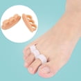 thumbnail image 1 of Almohadillas separadoras elásticas para dedos de los pies, 2 uds., alisador Hallux Valgus (beige) Tmvgtek Cuidado Belleza, 1 of 3