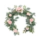 thumbnail image 5 of Guirnalda de flores artificiales, rosa falsa, 1,8 m de largo, centro de mesa, guirnalda floral Estilo C, 5 of 9