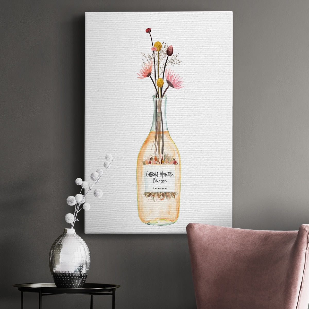 Catskill Mountain Bourbon Premium Gallery Wrapped Canvas - Ready to Hang