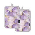 thumbnail image 7 of Yayeee Pot Holders Kitchen Heat Resistant with Pockets 7"x9.8" Cotton Oven Cooking Hot Pads, Pastel Purple Marble Pattern, 7 of 7
