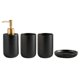 thumbnail image 1 of Juego de 4 accesorios de baño de cerámica. Incluye dispensador de jabón, taza for enjuague bucal y jabonera., 1 of 6