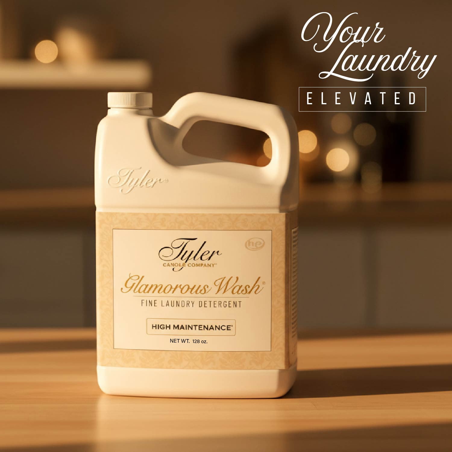 Tyler Candle High Maintenance Glamorous Wash Liquid Laundry Detergent, 48 Loads, 128 fl oz