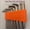 Orange, variant on Compact Hex Key Wrench Set - 5-Piece & 8-Piece Inner Hexagonal Tool Kit for Versatile Applications