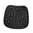 thumbnail image 4 of Reemplazo del cojín del asiento del coche antideslizante accesorios simples del coche transpirable elegante Negro, 4 of 8