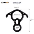 thumbnail image 2 of Terminal 8 de aluminio Descender Fusion Climb, color negro, 2 of 7