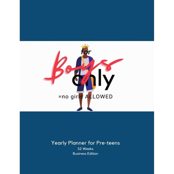 for BOYS Only: Planner, (Paperback)