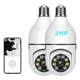 thumbnail image 1 of 2pc Cámara De Seguridad Wifi 360° Exterior Visión Nocturna, 1 of 8