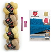 Red Heart® Weekend Speedy Crochet Throw Kit, Neutral Yellows
