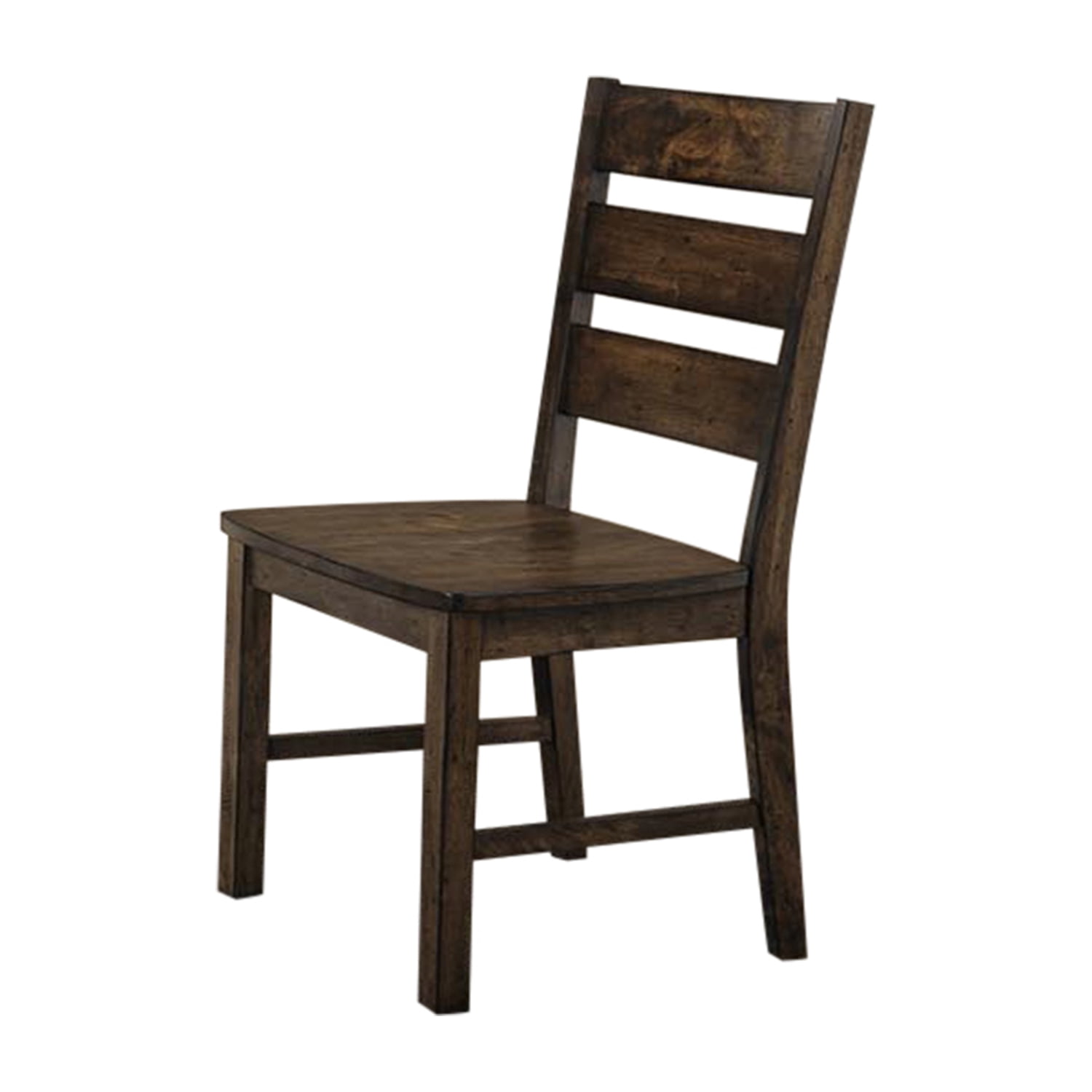 Furniture of America Jared 5 Piece Rustic Dining Table Set, Walnut Finish