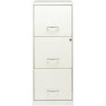 thumbnail image 2 of Scranton & Co 3-Drawer Modern Metal Vertical Filing Cabinet with Lock in White, 2 of 14