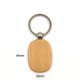 thumbnail image 1 of LLavero de madera Natural, cadena Circular con forma de corazón, regalo personalizado, grabado en blanco, bricolaje, venta al por mayor, fábrica a granel, 1 of 4