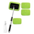 thumbnail image 3 of Inside Windshield Cleaning Tool, Car Windshield Cleaner Tool, Car Cleaning Kit, 180° Extendable Windscreen Demister Brush With 4 Reusable Pads For SUV RV Truck, 3 of 6