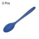thumbnail image 3 of Cucharas de silicona Uxcell 2 piezas, utensilio de cocina resistente al calor, cuchara de mezcla para cocinar, mezclar, revolver y servir, azul marino, 3 of 6