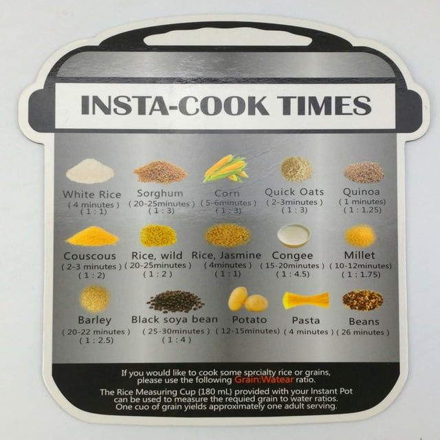 Dioche Cooking Time Sticker,Electric Pressure Cooker Cooking Schedule Sticker,Electric Pressure Cooker Cooking Schedule Magnetic Memo Sticker
