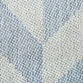 thumbnail image 2 of Nicole Miller New York Patio Country Calla Contemporary Herringbone Indoor/Outdoor Runner Area Rug, Blue/Grey, 1'9"x7'2", 2 of 9