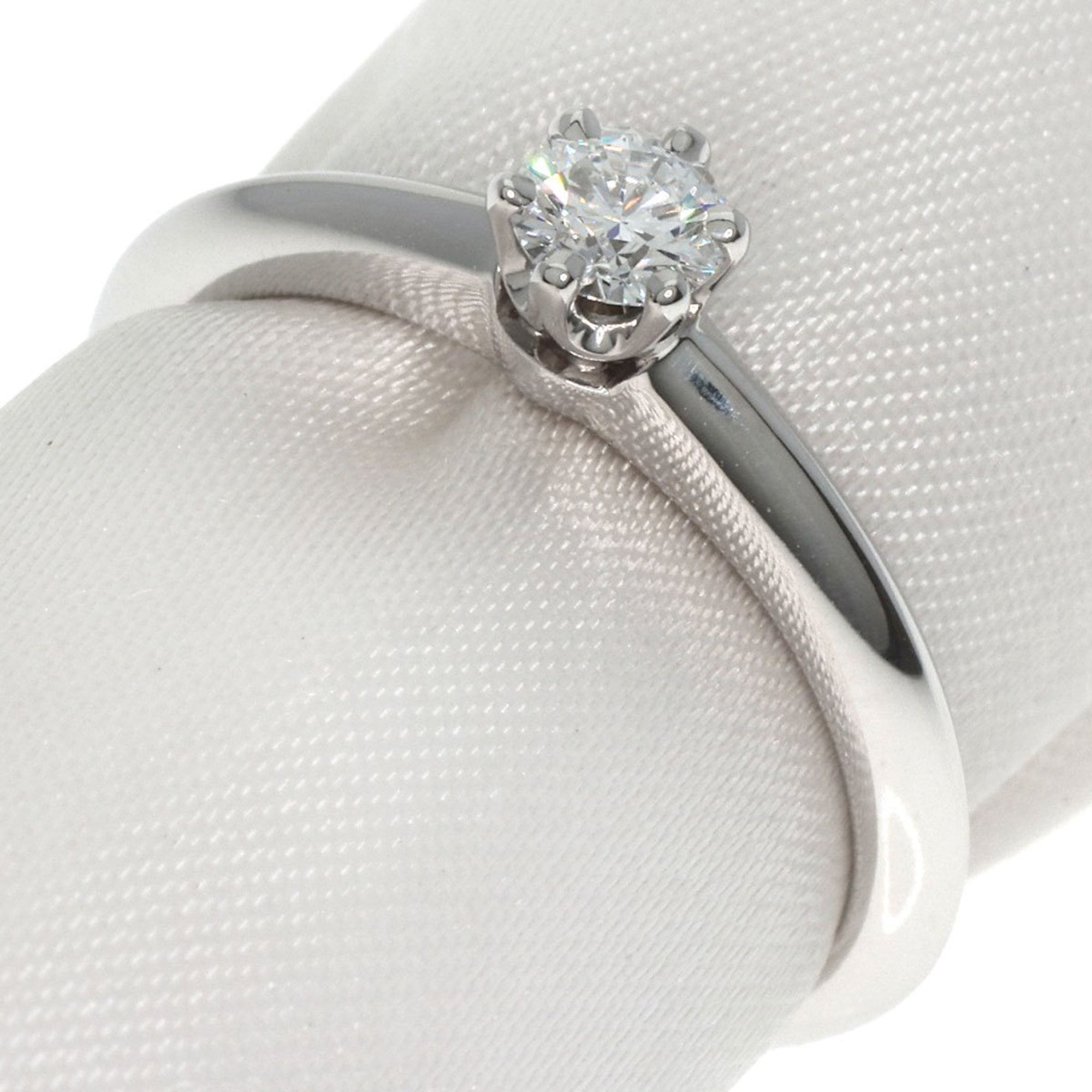 Pre-Owned Tiffany True Band Ring 5P Diamond Pt950 Platinum