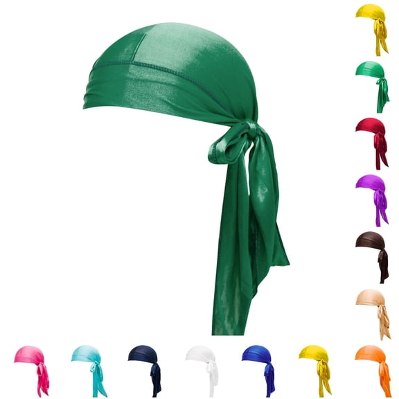Wxolcjlv Smooth Glossy Knotted Wrap for Women Head Scarf Headwrap