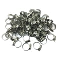 thumbnail image 3 of Abrazaderas de de acero inoxidable de 100 piezas Ф18-32 Sharpla Abrazadera de manguera de acero inoxidable, 3 of 8