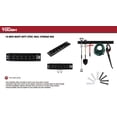 thumbnail image 4 of (2 pack) Hyper Tough Hyper Stack 16-Inch Heavy Duty Steel Wall Storage Rail, 4 of 23
