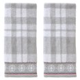 thumbnail image 1 of Juego de toallas de mano SKL Home Whistler Plaid para invierno y Navidad, 2 unidades, 1 of 7