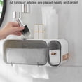 thumbnail image 4 of Suncoda Storage Paper, Wall-Mounted Bathroom Towel Cleansing Towel Paper Storage Box, 4 of 8