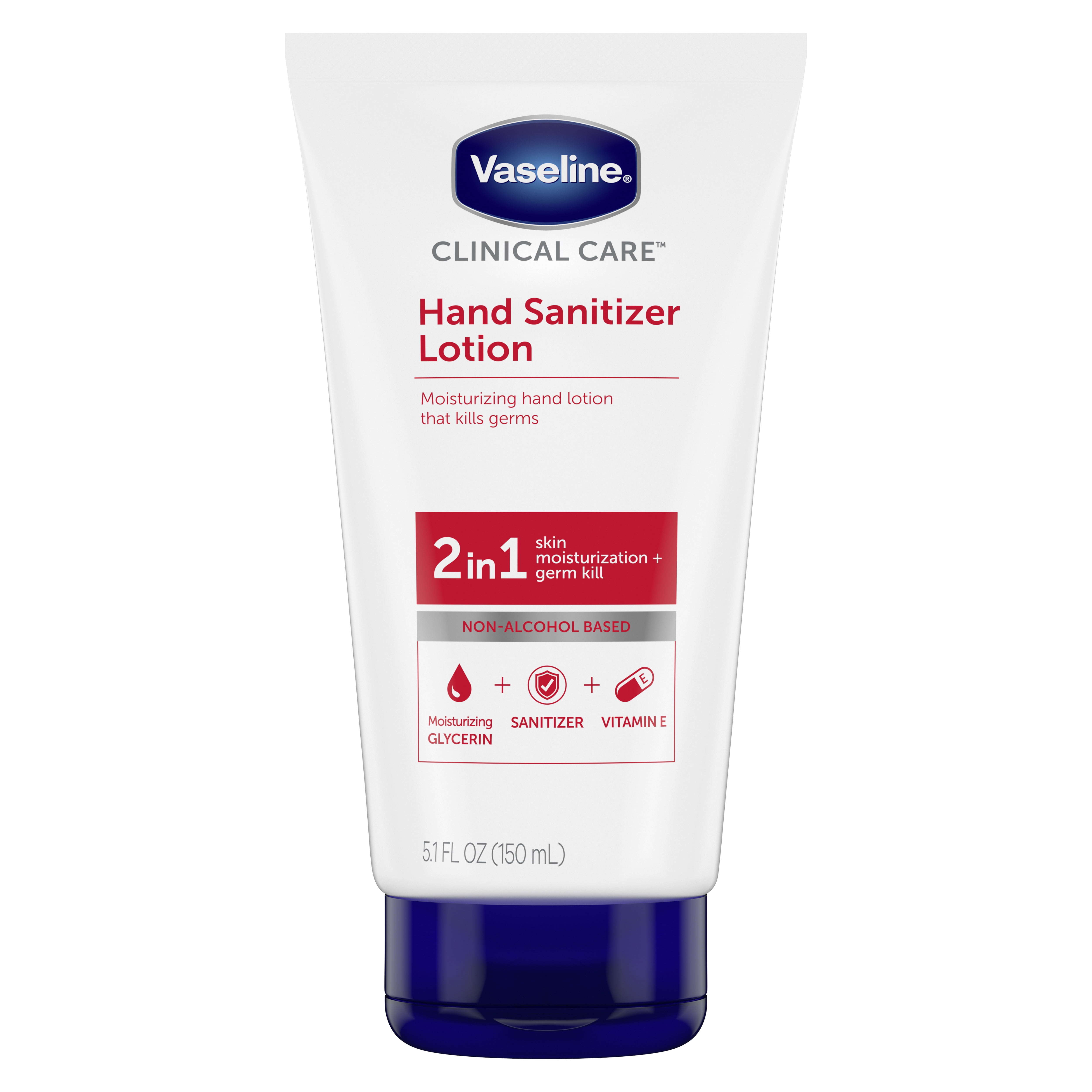 Vaseline Clinical Care Hand Sanitizer Lotion 2 In 1 5 1 Oz