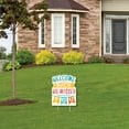 thumbnail image 3 of Big Dot of Happiness Welcome Back - Outdoor Lawn Sign - We Missed You Yard Sign - 1 Piece, 3 of 8