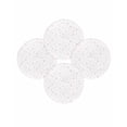 thumbnail image 7 of 15 Inch Round Placemats Set of 4, Valentine's Day Non Slip Heat Insulation PP Table Mats, Romantic Love Blank Minimalist White Washable Place Mats for Kitchen Dining Party Table Decor, 7 of 7