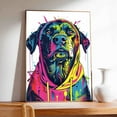 thumbnail image 4 of Hudo Wall Art - Funny Dog Canvas Poster for Kids' Room - Anatolian Shepherd Dog colorful art print, Canvas Painting Puppy Artwork, Watercolor Artwork Print For Bedroom, 4 of 5