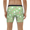thumbnail image 2 of Men's Boxer Briefs, cute frog green funny Soft and Breathable Mens Underwear Boxer Briefs With Widen Waist, 2 of 5
