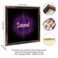 thumbnail image 2 of Audio Digital Tech Wooden Sign Wall Plaque - Vintage Art Decoration, Wall Decoration - Ideal Gift For Home Decoration, Living Room, Bathroom, Bedroom, Garden, Dining, Bar, Cafe, Festival Party Deco, 2 of 7