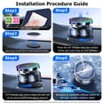 thumbnail image 5 of 2026 Upgraded Vacuum Magnetic Car Phone Holder 360° Reinforced 96LBS Ultra Suction Cup Phone Mount for MagSafe Cell Phone Holders for Your Car/Gym/Mirror Mount for iPhone & Android, 5 of 7