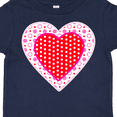 thumbnail image 4 of Inktastic Valentine Red Heart with Dots Boys or Girls Toddler T-Shirt, 4 of 5