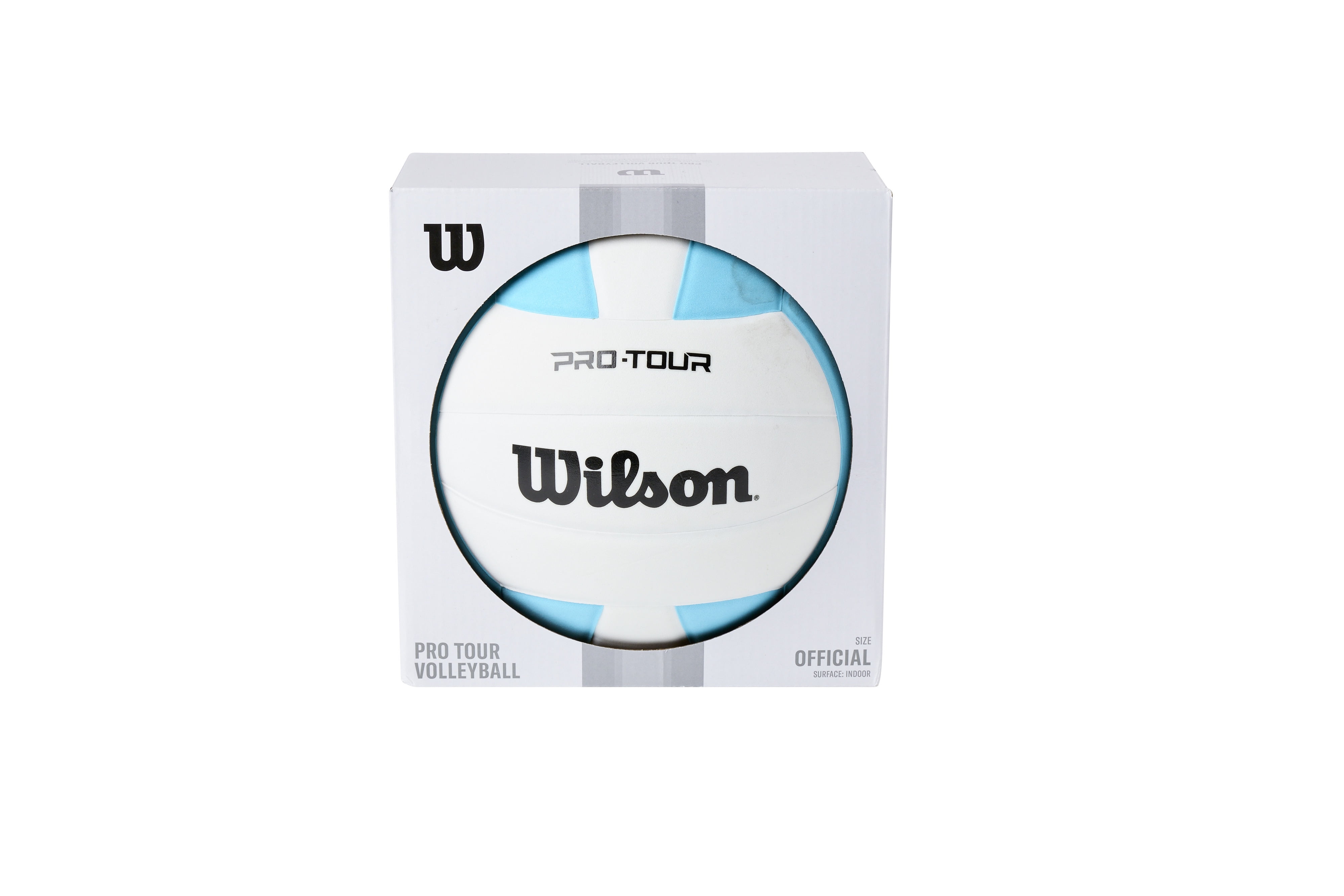 Wilson Pro Tour Indoor Volleyball - Blue/White, Official Size