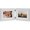 White, variant on Horizontal 4X6 Picture Frames Double Hinged Wood Folding Photo Frames with Real Glass Front Fit for Desktop or Tabletop, Teal Blue XLAN-H64X2