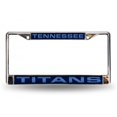 thumbnail image 1 of Tennessee Titans Laser Chrome License Plate Frame, 1 of 2