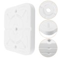 thumbnail image 2 of Canopy Weight Plates White Plastic 4Pcs 8.3X8.3X1.1In For Party Planners, 2 of 5