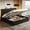 Black, variant on SHA CERLIN Full Size Hydraulic Lift-Up Storage Platform Bed Frame with Charging Station, RGB LED Lights, Adjustable Velvet Headboard, USB-A and USB-C Ports, Black