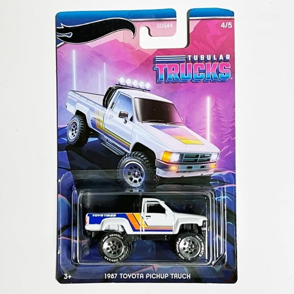 HW Tubular Trucks #4 1987 Toyota Pichup Tauch GDG44