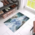 thumbnail image 3 of MKHERT Yacht Sailing Ship Under Moon Through Space Galaxy Stars Doormat Rug Home Decor Floor Mat Bath Mat 23.6x15.7 inch, 3 of 3
