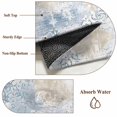 thumbnail image 6 of Round Area Rug 4ft, Vintage Boho Abstract Flower Non-Slip Non-Shedding Floor Mat, Retro Traditional Floral Pattern Washable Sturdy Carpet for Living Room Bedroom Home Decor, 6 of 9
