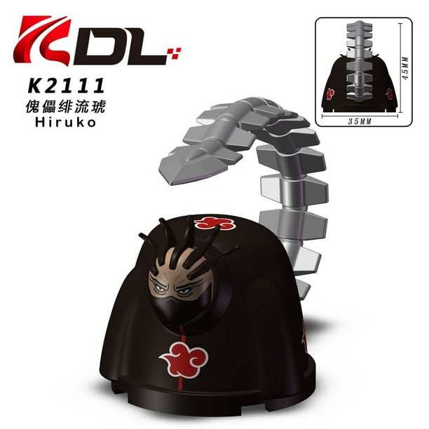 Naruto Lego Gaara Senju Hashirama Sasori Akatsuki Uchiha Itachi Minifiguras Bloques De Construcción Juguetes Figuras