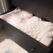 My Texas House Monroe 5-Drawer Dresser, Raven Black Oak Finish