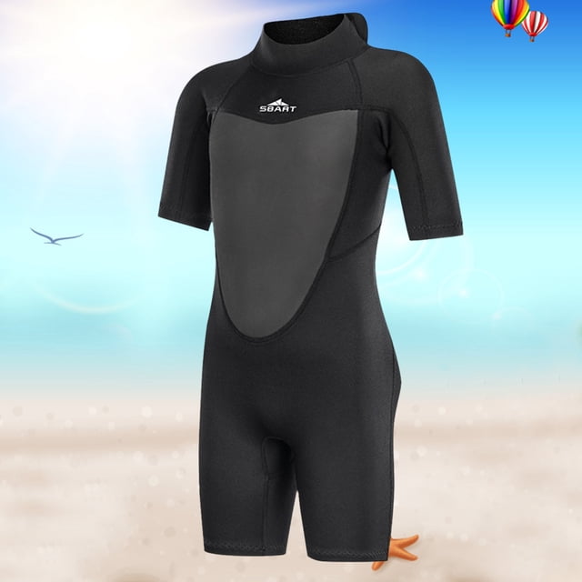 Traje de Neopreno Niños Niños Niñas Traje de buceo Espesar Traje de baño 2MM para deportes acuáticos (4XL) Ygjytge multicolor T 26 para Unisex