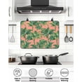 thumbnail image 5 of Stove Top Covers for Electric Stove 28.5x20.5 Inches, Palm Tree Tropical Heat Insulation Fireproof Glass Cooktop Protector, Pink Summer Botanical Leaves Countertop Stovetop Cover for Kitchen, 5 of 8