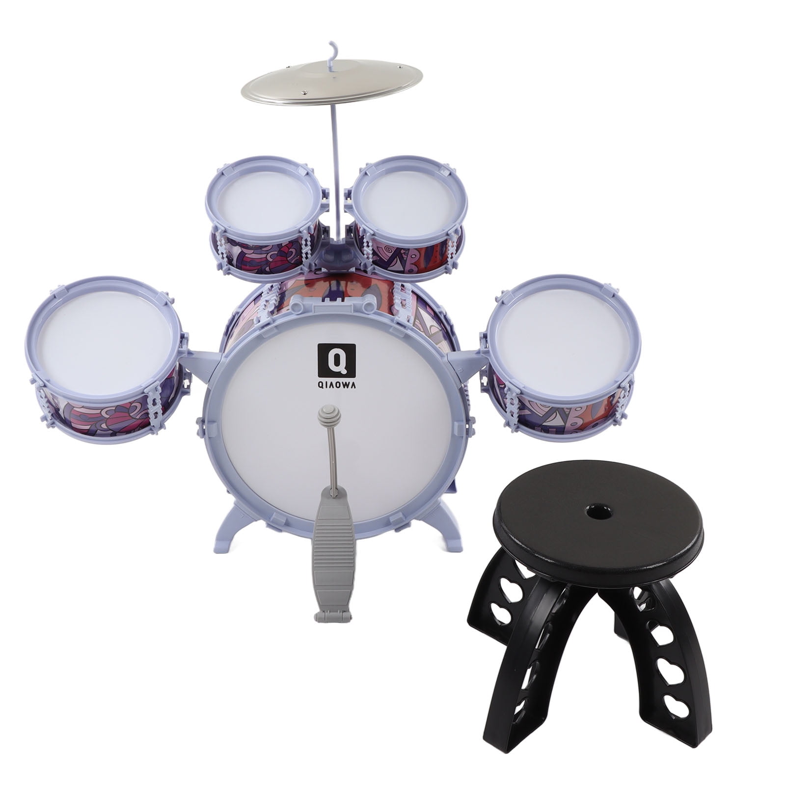 Children Drum Set, Different Thickness Kids Jazz Drum Set High Strength For Home Use