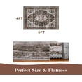 thumbnail image 2 of -Runner Rug X Rugs for Living Room- Machine Washable Rug-Soft Living Room Rug-Vintage Non Slip Carpet-Rugs for Bedrooms Dining Office, 2 of 7