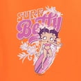 thumbnail image 5 of Wild Bobby, Shore Surfer Betty Boop Betty Boop Unisex Hoodie Sweatshirt, Orange, 3X-Large, 5 of 5